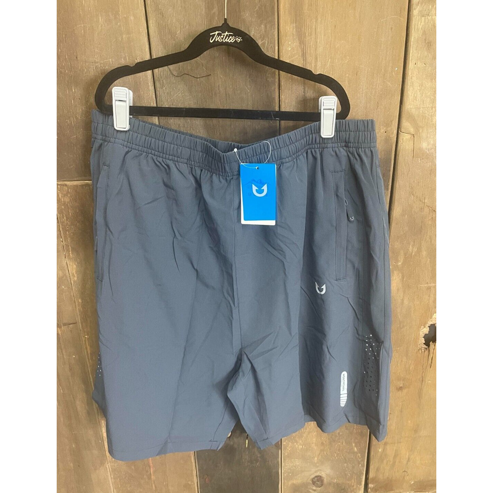 Northyard Men's Athletic Hiking Shorts 7" Cool Grey Size 2XL